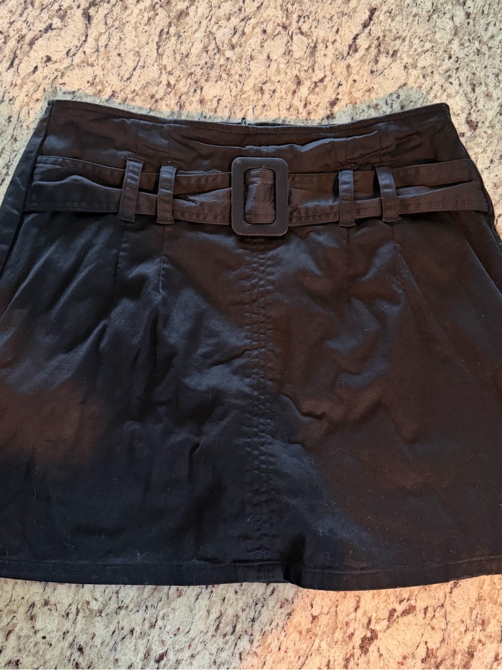Vintage Bamboo Traders Black Belted Skirt